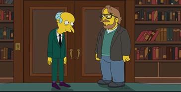 Del Toro, cara a cara con Mr. Burns en Los Simpson